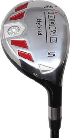 Senior Women's Golf Clubs All Ladies iDrive Hybrids Complete Set Includes: #1, 2, 3, 4, 5, 6, 7, 8, 9, PW, SW, LW. Lady L Flex Right Handed Utility Oversized Clubs. Perfect for 55+ Years Old
