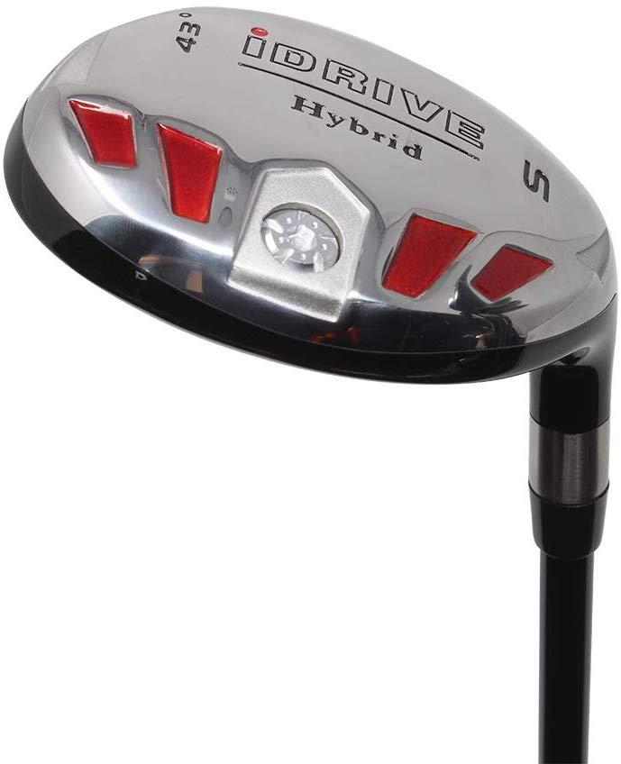 Senior Women's Golf Clubs All Ladies iDrive Hybrids Complete Set Includes: #1, 2, 3, 4, 5, 6, 7, 8, 9, PW, SW, LW. Lady L Flex Right Handed Utility Oversized Clubs. Perfect for 55+ Years Old
