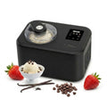 Home, 1.2 Qt Electric Ice Cream Maker with Compressor, Touchscreen Ice Cream Machine, -In Compressor, Automatic Sorbet, FroYo, Italian Ice Maker, No Pre-Freeze