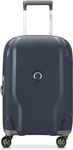 Clavel Hardside Expandable Luggage with Spinner Wheels, Blue Jean, Carry-On 19 Inch