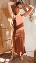 The Shaken Espresso Maxi Dress