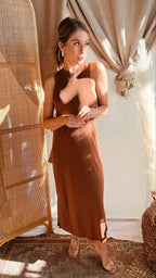 The Shaken Espresso Maxi Dress
