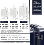 Luggage Suitcase 3 Piece Set expandable (only 28”) ABS+PC Spinner suitcase with TSA Lock carry on 20 in 24in 28in (sakura pink)