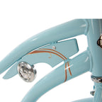 Huffy 10 Pieces, Nel Lusso with Perfect Fit Frame Classic Cruiser Bike , Women's, Blue, 26 In.