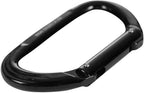 Fusion Climb Vapor Aluminum Straight Gate Modified D Black Carabiner 10-Pack