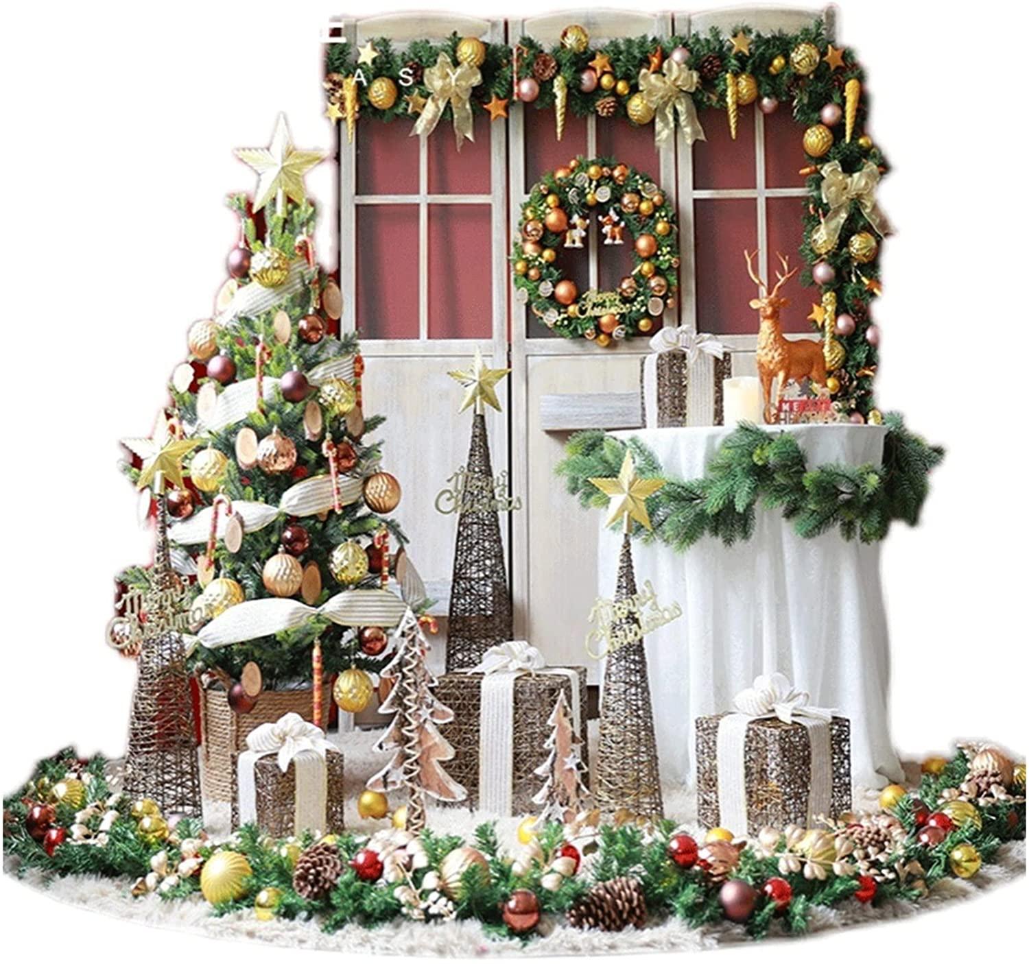 CYQLYGO Christmas Decorations Set Christmas Tree Desktop Decoration Gifts Christmas Ornaments Shopping Mall Living Room Festive Atmosphere to Create a Christmas PackaLooForward to Christm