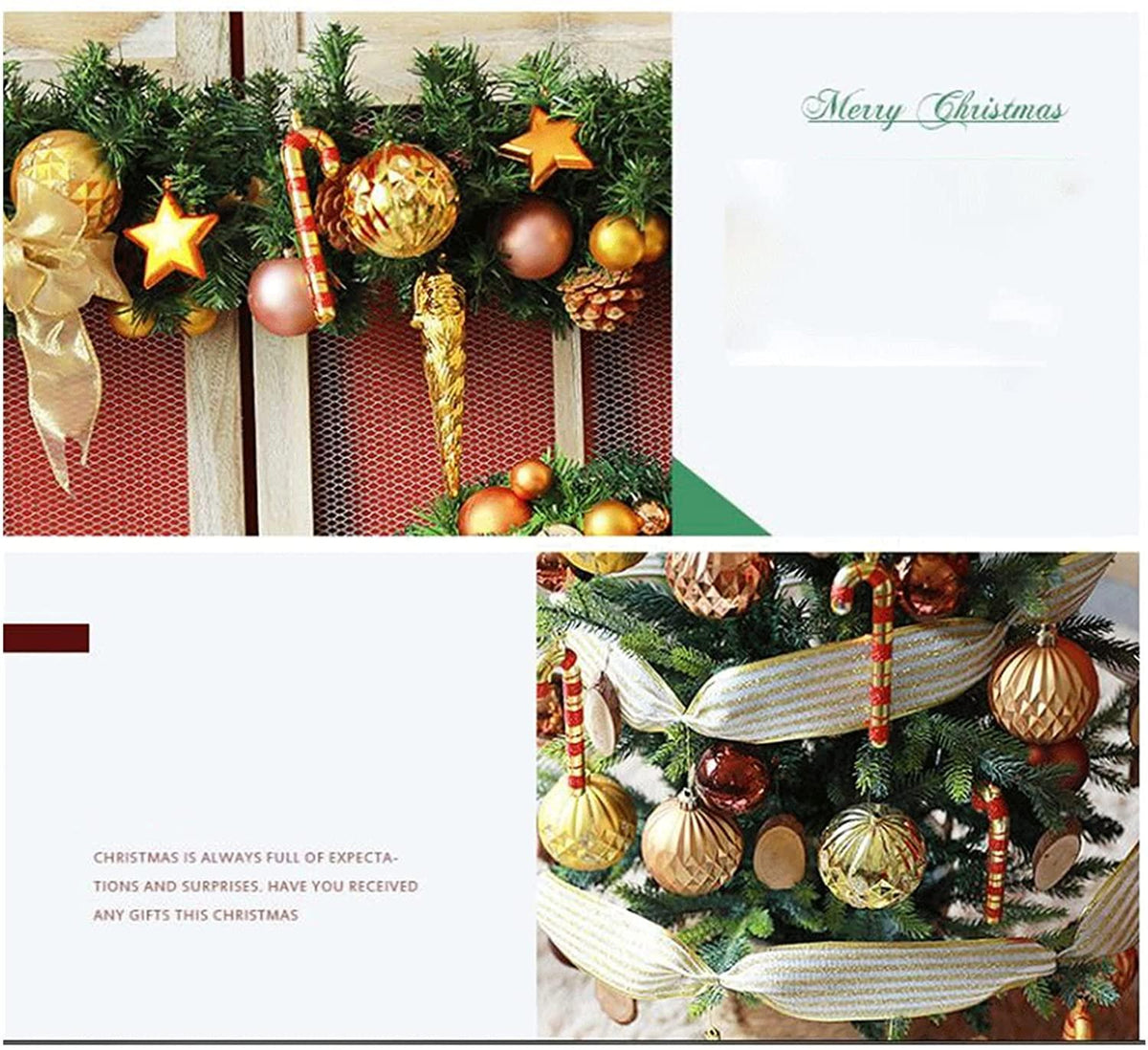 CYQLYGO Christmas Decorations Set Christmas Tree Desktop Decoration Gifts Christmas Ornaments Shopping Mall Living Room Festive Atmosphere to Create a Christmas PackaLooForward to Christm