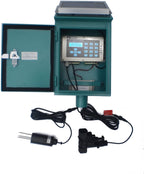 Ancnoble GG-004C-1 4 Zones Irrigation Controller with Moisture Sensor/Timer, 21 by 7 by 10.25-Inch, Green/Black
