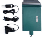 Ancnoble GG-004C-1 4 Zones Irrigation Controller with Moisture Sensor/Timer, 21 by 7 by 10.25-Inch, Green/Black