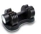 ATIVAFIT Adjustable Dumbbell for Workout Strength Training Fitness Weight Gym, 27.5 Pounds (Single)