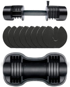 ATIVAFIT Adjustable Dumbbell for Workout Strength Training Fitness Weight Gym, 27.5 Pounds (Single)