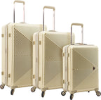 Women's Dawn Hardside 3-Piece Spinner Luggage Set, Pale Gold, (20/24/28)