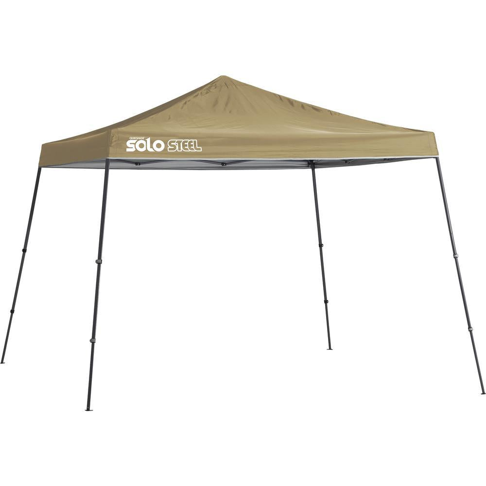 Solo90 11 ft. x 11 ft. Khaki Slant Leg Canopy