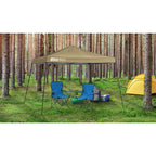 Solo90 11 ft. x 11 ft. Khaki Slant Leg Canopy