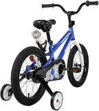 Sporty Kids Bike Stylish Boys and Girls Bikes Steel Frame 12-14-16-18-20 Inch with Training Wheels and Kickstand Water Bottle for Toddlers and Children A2-10 Height 31"-59"