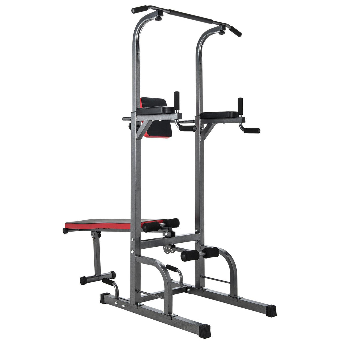 Pull Up Bar Power Tower Adjustable Height for Indoor Home Gym Fitness/