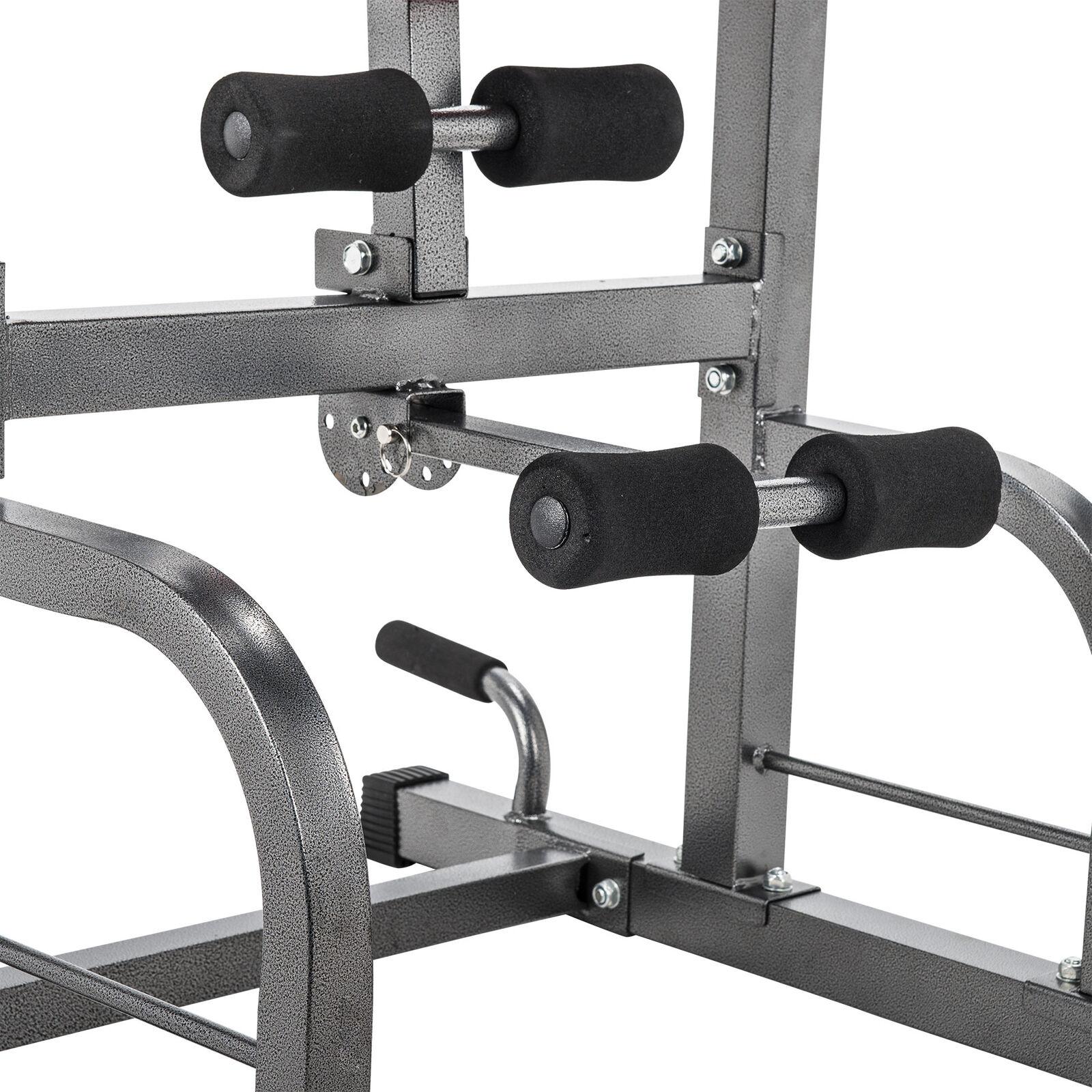 Pull Up Bar Power Tower Adjustable Height for Indoor Home Gym Fitness/