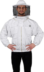 humble bee 310 polycotton beekeeping jacket with round veil