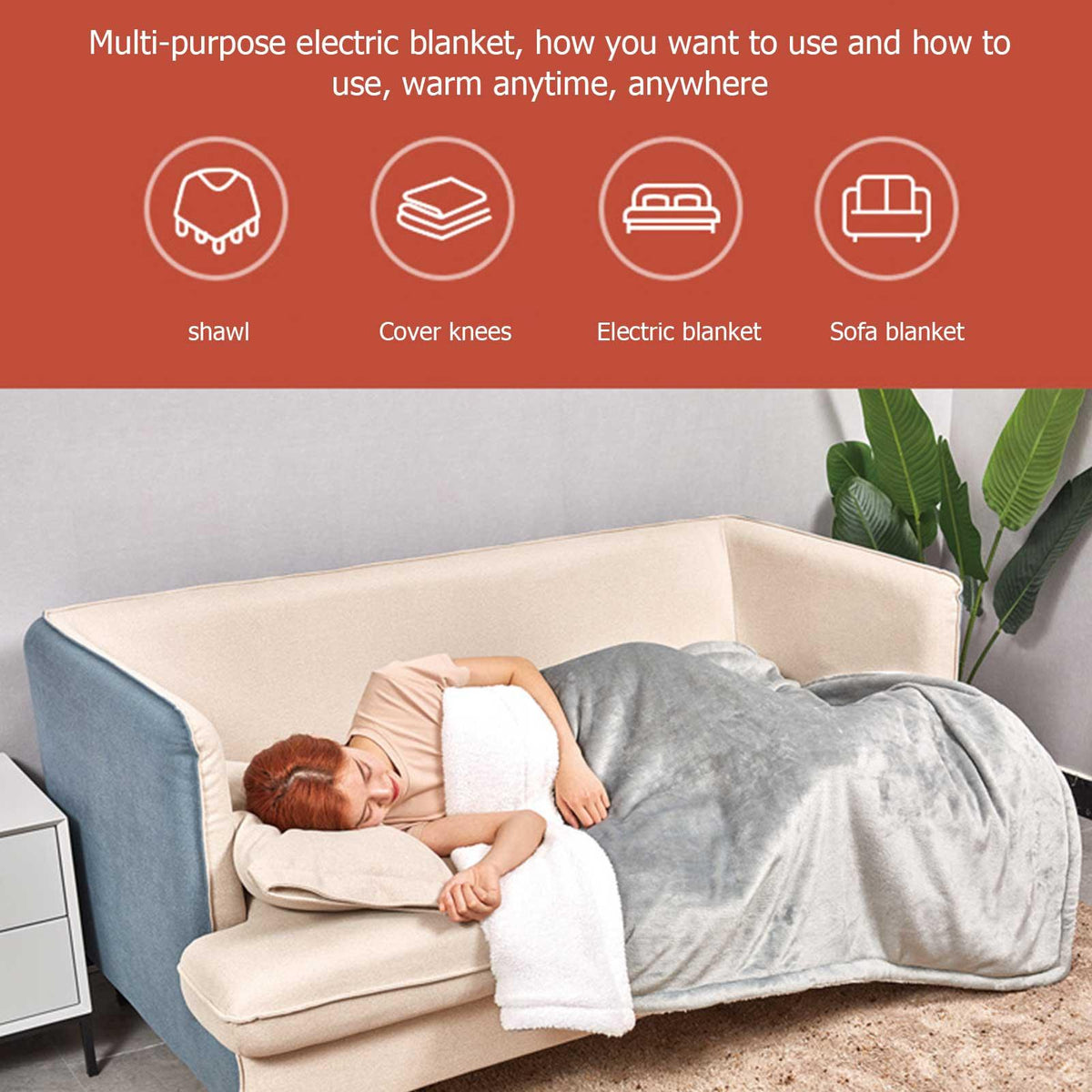 Electric Blanket Fast Heating Three-Speed Adjustment Warm Blanket
