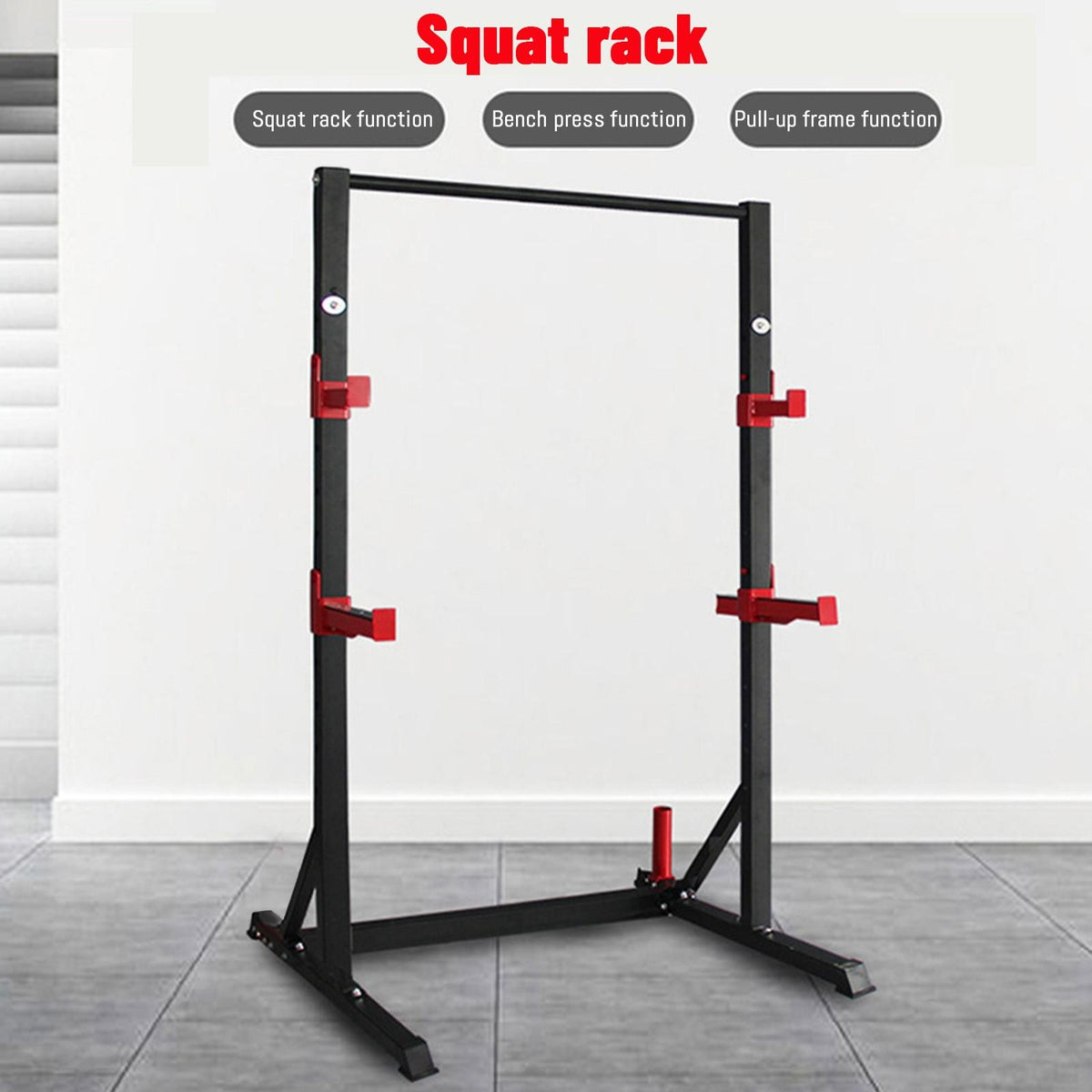 Multifunctional Pull-ups Zones Squat Stand Rack Power Cage, Barbell Rack