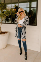 long pocket sweater cardigan
