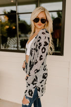 long pocket sweater cardigan