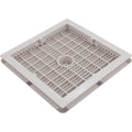 AquaStar Pool Products Main Drain Assembly, Aquastar, 12" Square Wave, White