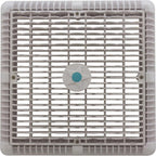 AquaStar Pool Products Main Drain Assembly, Aquastar, 12" Square Wave, White