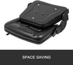bestauto universal forklift seat folding replacement, fulll suspension seat with 180° adjustable backrest angle, fits most heavy mechanical seat