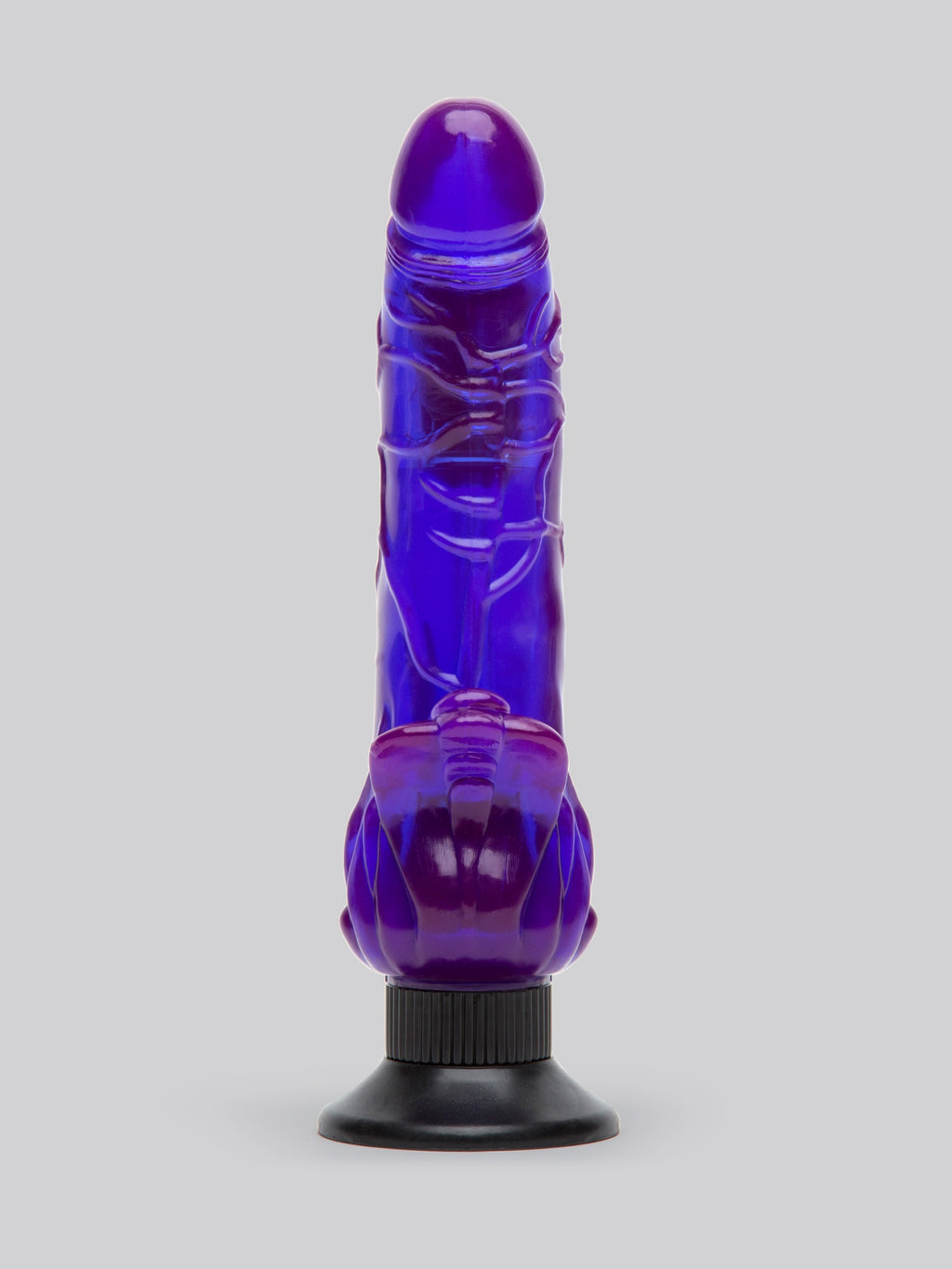 Lovehoney Triple Tickler Suction Cup Dildo Vibrator 5.5 Inch, Purple