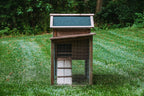 Homestead 86-438 Solid Spruce Easy to Assemble Small Animal Hutch with Heavy-Duty latches and an Asphalt roof, Assembled Dimensions 48.0"X24.4"X36.6",Natural