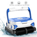 ausono automatic pool cleaner with wall climbing for inground swimming pool
