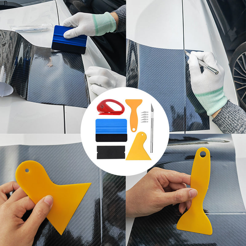 Complete Car Wrapping and Window Tinting Tool Kit - Vinyl Scraper, Cutter, Squeegee, Spatulas & More!