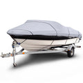 Sportsman 1200 Denier 17 ft. to 19 ft. (Beam Width to 102 in.) Gray V-Hull Runabout Boat Cover Size BT-5