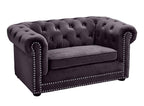 TOV Furniture Dachshund Collection Velvet Upholstered  Elevated Sofa Pet Dog Bed