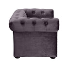 TOV Furniture Dachshund Collection Velvet Upholstered  Elevated Sofa Pet Dog Bed
