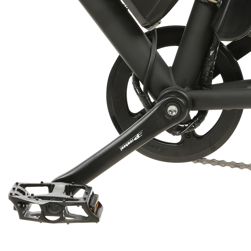 Black 26 In. 36V 350W Electric City Bicycle e-Bike Removable Battery 7 Speed Pedal Assist