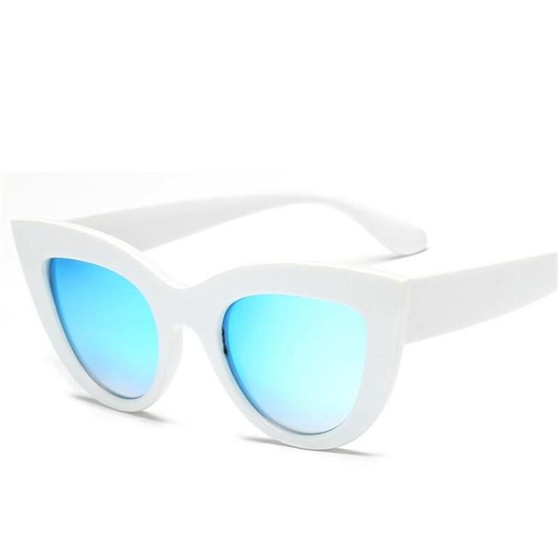 Retro Thick Frame Cat Eye Sunglasses