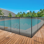 vevor 4ft x 72ft pool fence swimming fence in ground life saver fence portable