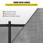 vevor 4ft x 72ft pool fence swimming fence in ground life saver fence portable
