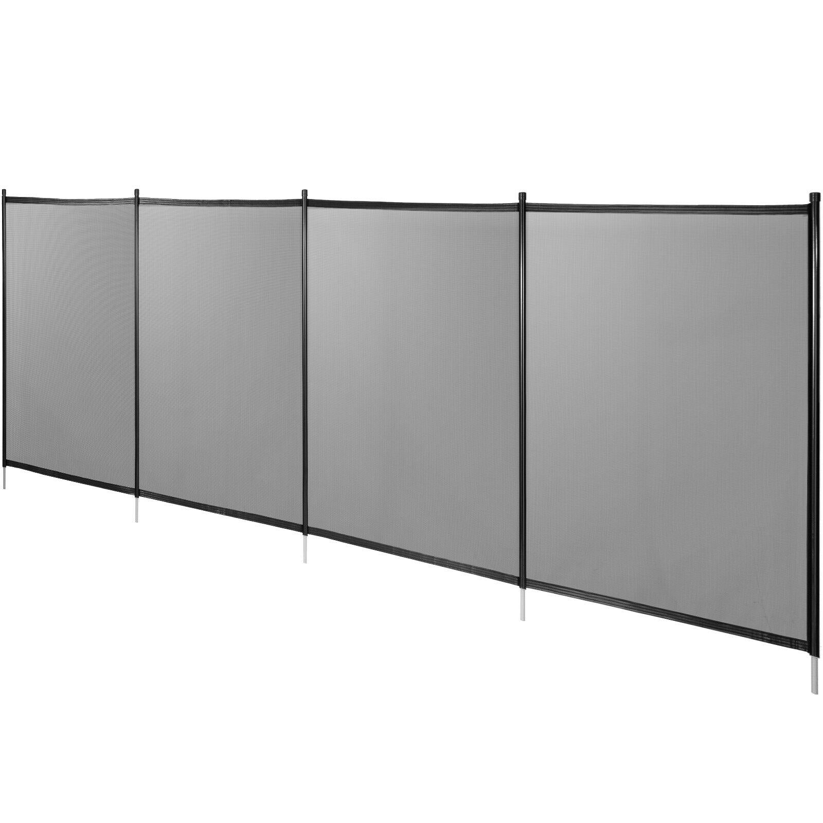 vevor 4ft x 72ft pool fence swimming fence in ground life saver fence portable
