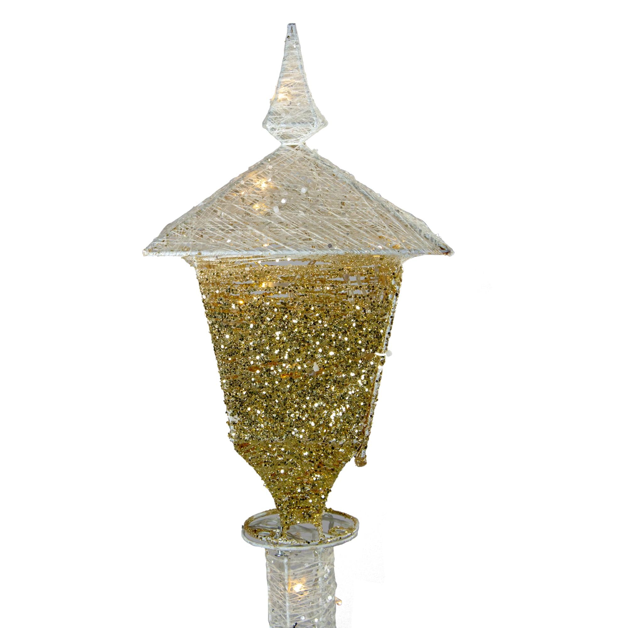 48" Cool White LED Lighted Christmas Outdoor Lamp Post