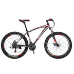 Eurobike X1 Mountain Bike 21 Speed 27.5 Inch Wheels Dual Disc Brakes bikes for Mens Front Suspension Bicycle