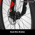 Eurobike X1 Mountain Bike 21 Speed 27.5 Inch Wheels Dual Disc Brakes bikes for Mens Front Suspension Bicycle
