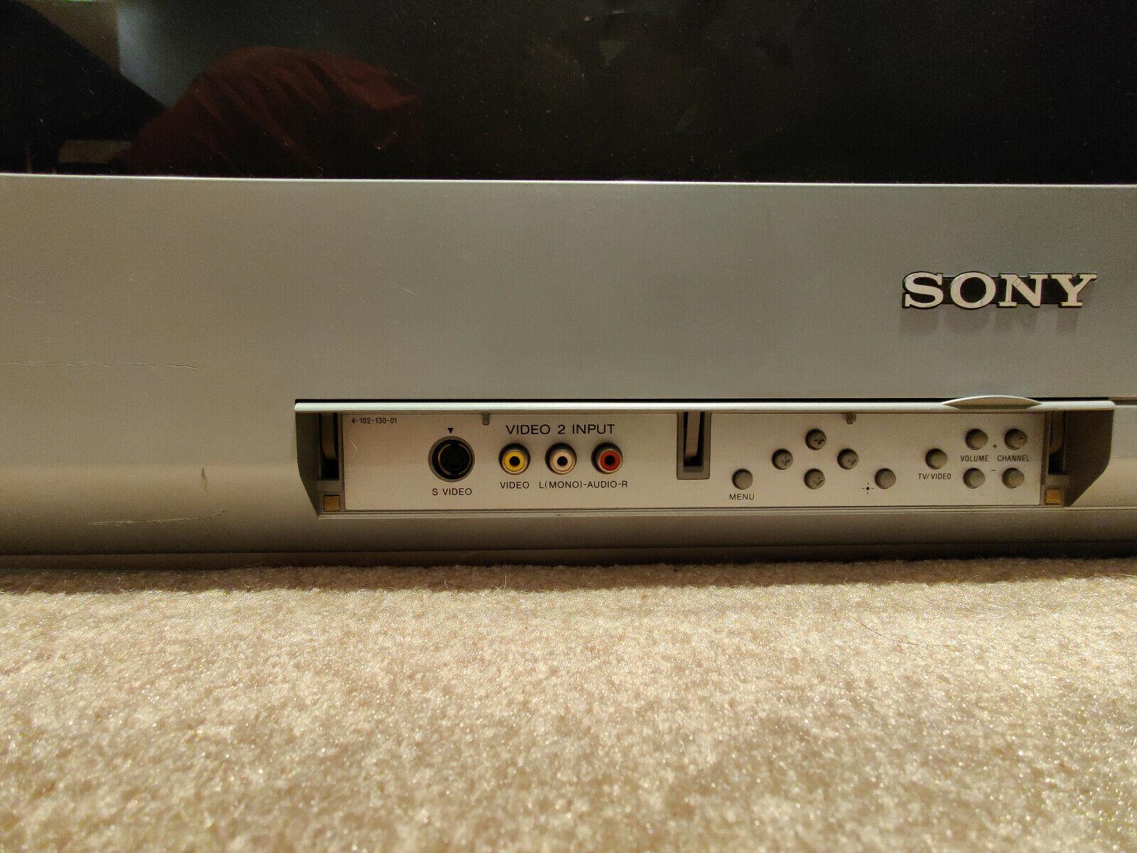 sony 30" wega trintiron hd crt tv