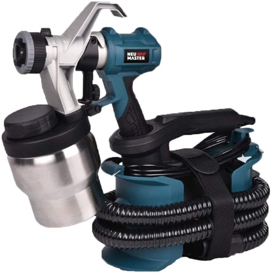 WEZER OTY Paint Sprayer Electric,Equipped with 800W Motor with 1/2/2.5Mm Nozzle and 0.9L Watering Can,Suitable for Railing