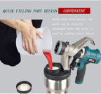 WEZER OTY Paint Sprayer Electric,Equipped with 800W Motor with 1/2/2.5Mm Nozzle and 0.9L Watering Can,Suitable for Railing