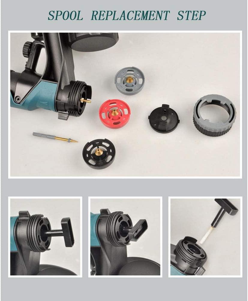 WEZER OTY Paint Sprayer Electric,Equipped with 800W Motor with 1/2/2.5Mm Nozzle and 0.9L Watering Can,Suitable for Railing