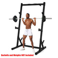 Adjustable Half-frame Power CaSquat Rack Impregnation Station