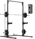 Power Squat Rack, Heavy Duty Squat Stand Weight Lifting Workout Station, Adjustable Exercise Power Cawith Pull Up Bar for Home Gym